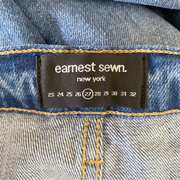 Earnest Sewn New York Button-Fly High Rise Jeans 27 - Picture 7 of 7